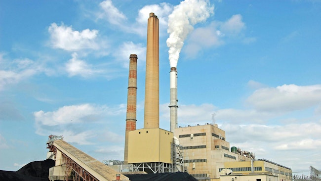 Coal fired power plant.
