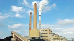 Coal fired power plant. Coal fired power plant.