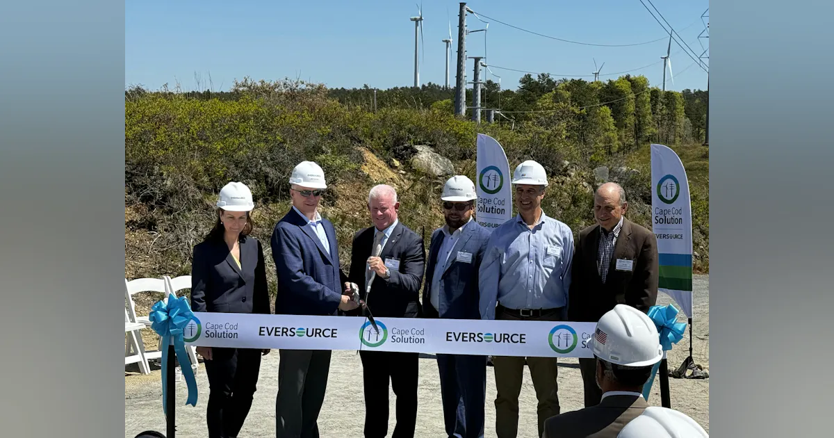Support Cape Cod Avangrid Inaugurates Eversource’s Cape Cod Solution Phase 1 Grid ...