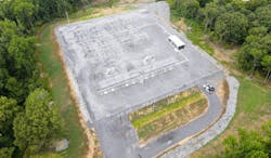 Aerial view of the Snowden Park Substation. Aerial view of the Snowden Park Substation.