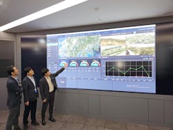 KEPCO engineers at the monitoring room. KEPCO engineers at the monitoring room.