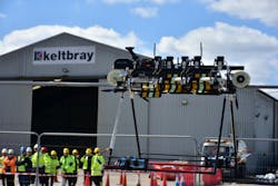 Fulcrum Air’s technology can install around 500 Hawk Eye diverters per day at our recommended meter spacing, with GPS coordinates recorded. Fulcrum Air’s technology can install around 500 Hawk Eye diverters per day at our recommended meter spacing, with GPS coordinates recorded.