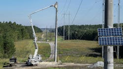 Crews install a new, more resilient transmission pole in Albany. Georgians benefit from an integrated transmission system that includes nearly 20,000 miles of high-voltage power lines used by all the state’s power companies to deliver energy from power generation sources to customers. As Georgia continues to grow, the company invests in this system to help keep reliability high for every Georgian year-round. Crews install a new, more resilient transmission pole in Albany. Georgians benefit from an integrated transmission system that includes nearly 20,000 miles of high-voltage power lines used by all the state’s power companies to deliver energy from power generation sources to customers. As Georgia continues to grow, the company invests in this system to help keep reliability high for every Georgian year-round.