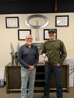 James Coleman invented the Raptor Overhead Ground Clamp with Gabe Dowdy, a lineworker and co-inventor. James Coleman invented the Raptor Overhead Ground Clamp with Gabe Dowdy, a lineworker and co-inventor.