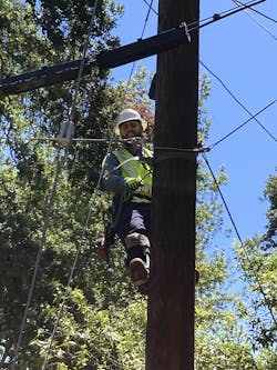 TimBaratInstall and TimBaratGridware: Timothy Barat, who worked as a liney and sparky in Australia, worked with his team to invent a product for wildfire and fault monitoring on the grid. TimBaratInstall and TimBaratGridware: Timothy Barat, who worked as a liney and sparky in Australia, worked with his team to invent a product for wildfire and fault monitoring on the grid.