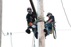 Corry Ruch, a power line maintainer for Hydro One, will never forget when she and her team won an award in the senior division at the Rodeo. Corry Ruch, a power line maintainer for Hydro One, will never forget when she and her team won an award in the senior division at the Rodeo.