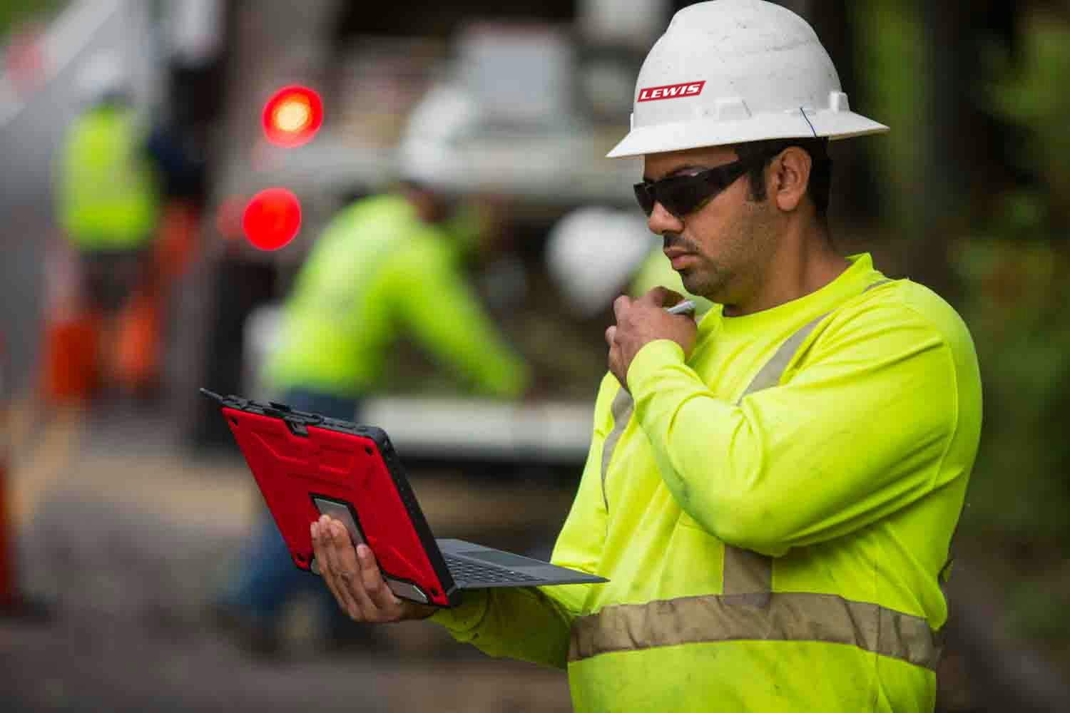 Lewis&rsquo; deployment of multi-use tablets across the entire enterprise has streamlined and strengthened training, inspections, reporting, GPS navigation and communications.