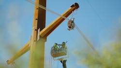 The project is also one of the few VSC HVDC overhead transmission line projects in the world. A VSC converts the electrical power generated by the wind turbines from alternating current to direct current. The project is also one of the few VSC HVDC overhead transmission line projects in the world. A VSC converts the electrical power generated by the wind turbines from alternating current to direct current.