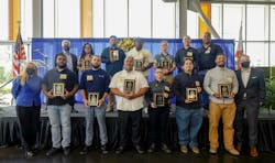 The recipients of the 2024 Edison International Lineworker Scholarship were honored at a recent reception. The recipients of the 2024 Edison International Lineworker Scholarship were honored at a recent reception.