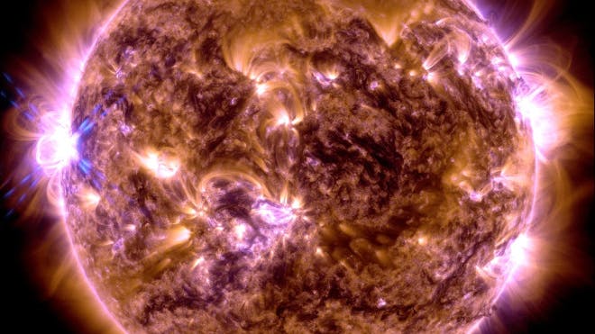 Solar activity.