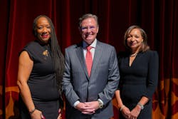 From left, Crystal Smith, director of Diversity, Equity and Inclusion, Ameren; Marty Lyons, chairman, president and CEO, Ameren; and Gwen Mizell, senior vice president and chief sustainability, diversity and philanthropy officer, Ameren attend the 2023 DE&I Leadership Summit. From left, Crystal Smith, director of Diversity, Equity and Inclusion, Ameren; Marty Lyons, chairman, president and CEO, Ameren; and Gwen Mizell, senior vice president and chief sustainability, diversity and philanthropy officer, Ameren attend the 2023 DE&I Leadership Summit.