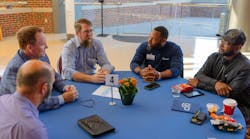 Ameren and community leaders came together in October for the 2023 DE&I Leadership Summit in St. Louis. Brad Kloeppel, senior director, Gas Operations, Ameren Illinois; Jake Bodi, director, Customer Operations, Ameren, and Dennis Isom, senior safety supervisor, Corporate Safety, Ameren; and others have a discussion that reinforces why strengthening diversity, equity and inclusion enriches every company, community and life. Ameren and community leaders came together in October for the 2023 DE&I Leadership Summit in St. Louis. Brad Kloeppel, senior director, Gas Operations, Ameren Illinois; Jake Bodi, director, Customer Operations, Ameren, and Dennis Isom, senior safety supervisor, Corporate Safety, Ameren; and others have a discussion that reinforces why strengthening diversity, equity and inclusion enriches every company, community and life.