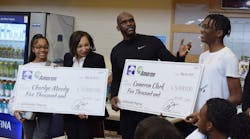 Earlier this spring, Gwen Mizell, senior vice president of chief sustainability, diversity and philanthropy for Ameren, joined NFL Hall of Famer Isaac Bruce to surprised two Cardinal Ritter students who were selected as the 2024 recipients of the Isaac Bruce Foundation Scholarship. Bruce started the scholarship program in St. Louis in 2008 after playing for the St. Louis Rams for 14 seasons. The scholarships are presented by Ameren Corporation who has been a valued partner of the Isaac Bruce Foundation for more than 10 years. Earlier this spring, Gwen Mizell, senior vice president of chief sustainability, diversity and philanthropy for Ameren, joined NFL Hall of Famer Isaac Bruce to surprised two Cardinal Ritter students who were selected as the 2024 recipients of the Isaac Bruce Foundation Scholarship. Bruce started the scholarship program in St. Louis in 2008 after playing for the St. Louis Rams for 14 seasons. The scholarships are presented by Ameren Corporation who has been a valued partner of the Isaac Bruce Foundation for more than 10 years.