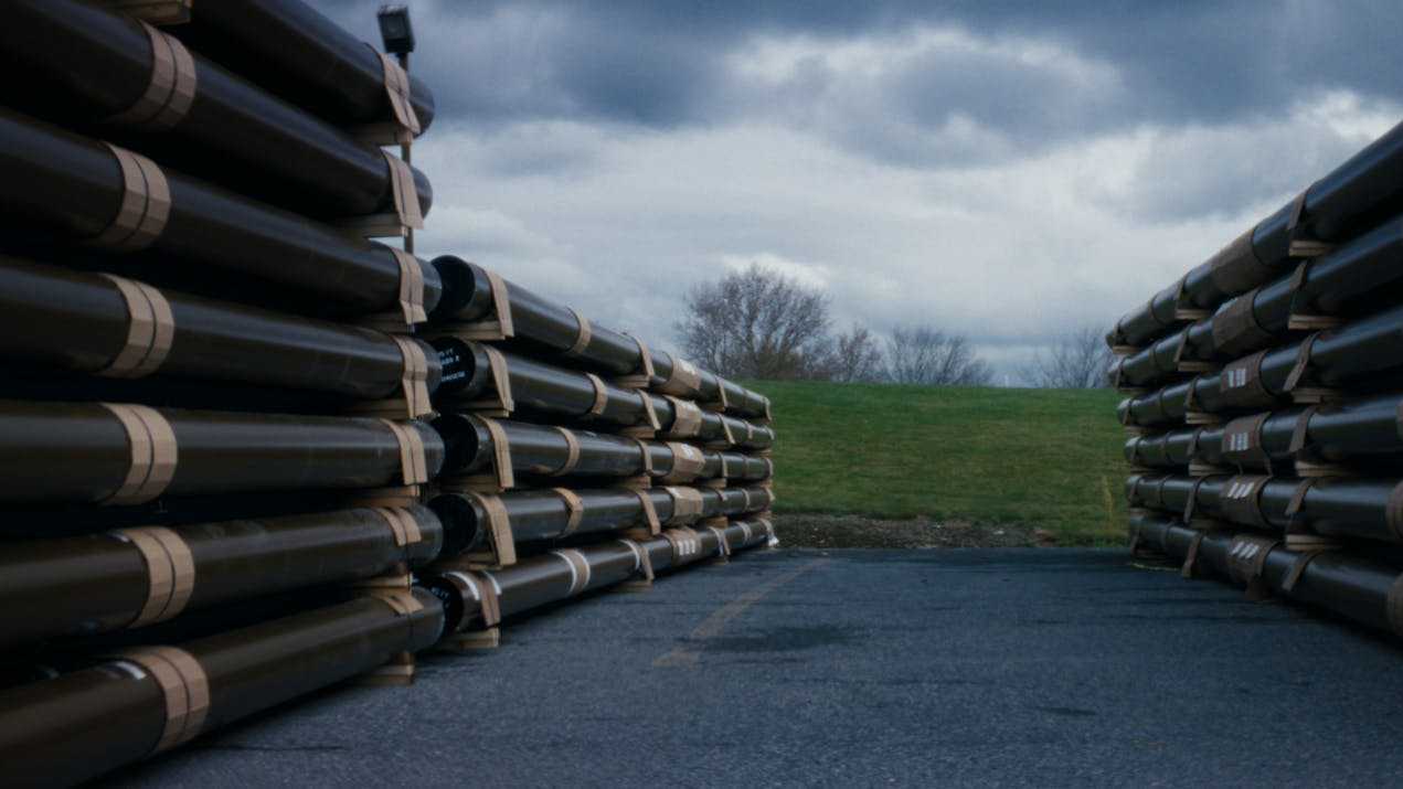 Pultruded composite utility poles, custom fabricated to meet needed strength and stiffness requirements.