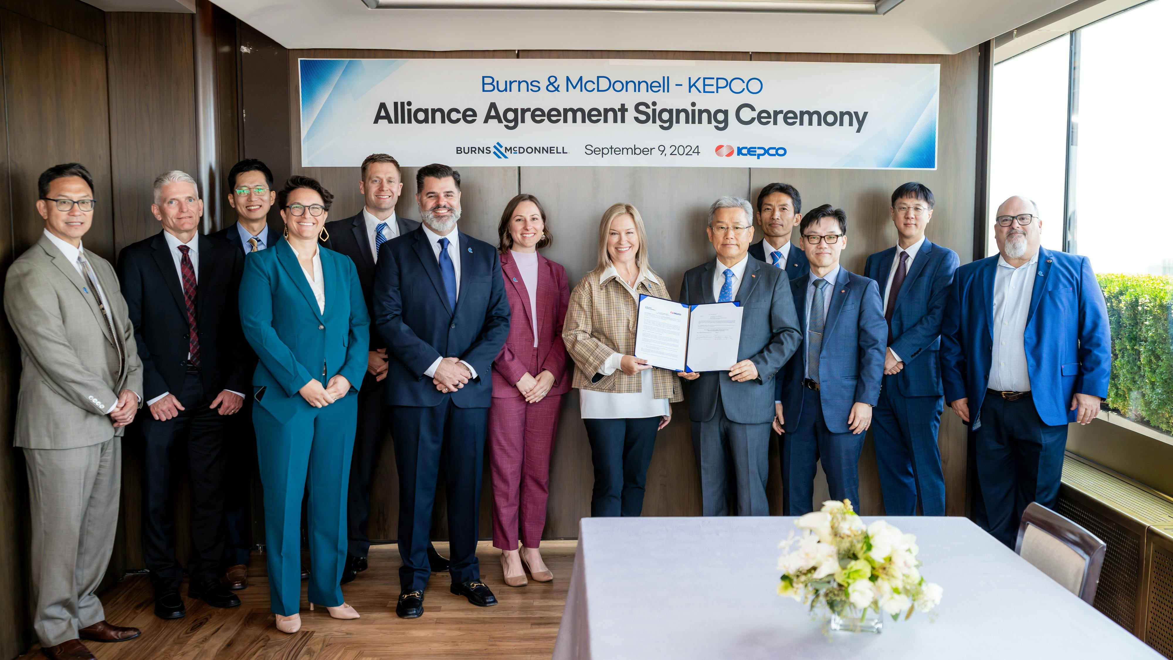Burns & McDonnell and the Korea Electric Power Corporation announced an alliance to support the development and execution of 765-kV transmission line and substation projects in the U.S.