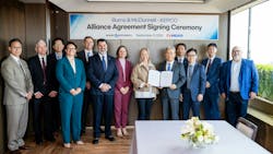 Burns & McDonnell and the Korea Electric Power Corporation announced an alliance to support the development and execution of 765-kV transmission line and substation projects in the U.S. Burns & McDonnell and the Korea Electric Power Corporation announced an alliance to support the development and execution of 765-kV transmission line and substation projects in the U.S.