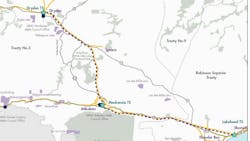 Waasigan Transmission Line Map. Waasigan Transmission Line Map.