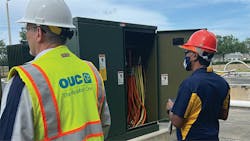 OUC crews installing UbiGrid DTM+. OUC crews installing UbiGrid DTM+.