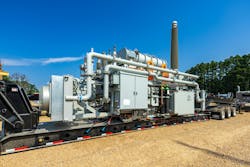 With 168-MVA capacity, the mobile transformer is built to be compact and durable, making it ideal for rapid transport and installation. With 168-MVA capacity, the mobile transformer is built to be compact and durable, making it ideal for rapid transport and installation.