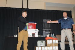 At the Safety and Training Conference, attendees often get to learn about situational awareness. This year, two of the speakers gave a demonstration of what to do if they encounter someone with a weapon. At the Safety and Training Conference, attendees often get to learn about situational awareness. This year, two of the speakers gave a demonstration of what to do if they encounter someone with a weapon.