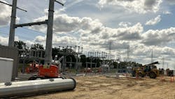 Substation construction in Shelby Township, Michigan. Substation construction in Shelby Township, Michigan.