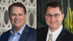 Jeff Guldner, left, will step aside for Ted Geisler at the end of March. Jeff Guldner, left, will step aside for Ted Geisler at the end of March.