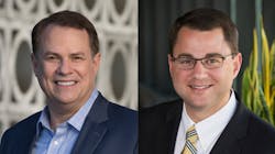 Jeff Guldner, left, will step aside for Ted Geisler at the end of March. Jeff Guldner, left, will step aside for Ted Geisler at the end of March.