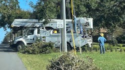 Lafayette Utilities System’s (LUS) linemen complete Hurricane Milton's restoration assistance with Lakeland Electric and are heading home. Lafayette Utilities System’s (LUS) linemen complete Hurricane Milton's restoration assistance with Lakeland Electric and are heading home.