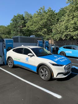 Con Edison’s fleet also consists of electric and hybrid light-duty vehicles, including Ford Lightning and Ford Mustang Mach-E. Con Edison’s fleet also consists of electric and hybrid light-duty vehicles, including Ford Lightning and Ford Mustang Mach-E.