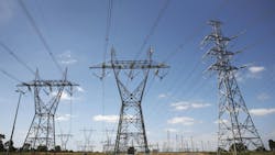 High-voltage power lines High-voltage power lines