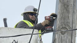 Luis Guitierrez, an underground apprentice for ComEd, encourages anyone considering a career in the line trade to join. He says the opportunities his has given him have been a blessing. Luis Guitierrez, an underground apprentice for ComEd, encourages anyone considering a career in the line trade to join. He says the opportunities his has given him have been a blessing.