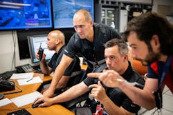 Sandia National Laboratory global security staff works with a team from a private Canadian nuclear power plant during a cyberattack exercise on May 17, 2023. Sandia National Laboratory global security staff works with a team from a private Canadian nuclear power plant during a cyberattack exercise on May 17, 2023.
