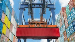 A port crane lifts a modular container into place. Cyber vulnerabilities cropped up in the systems that operate these cranes. A port crane lifts a modular container into place. Cyber vulnerabilities cropped up in the systems that operate these cranes.