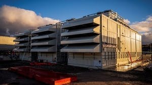 Three of the six new generator modules at Sellafield.