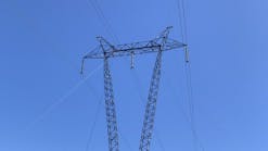 Overhead transmission lines will link Nova Scotia and New Brunswick through a second energy connection. Overhead transmission lines will link Nova Scotia and New Brunswick through a second energy connection.