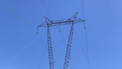 Overhead transmission lines will link Nova Scotia and New Brunswick through a second energy connection. Overhead transmission lines will link Nova Scotia and New Brunswick through a second energy connection.