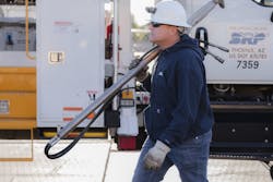 Line crews are preparing to depart for the volunteer project on Navajo Nation. Line crews are preparing to depart for the volunteer project on Navajo Nation.