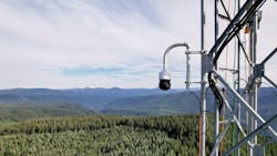 A Pano AI camera keeps watch over a section of PGE’s service area. As part of our wildfire mitigation efforts, PGE has installed a network of Pano AI cameras in high fire risk zones that provide real-time information and situational awareness. This information helps PGE and partner agencies coordinate a fast, informed response to wildfires before they escalate, safeguarding lives, communities and the environment. A Pano AI camera keeps watch over a section of PGE’s service area. As part of our wildfire mitigation efforts, PGE has installed a network of Pano AI cameras in high fire risk zones that provide real-time information and situational awareness. This information helps PGE and partner agencies coordinate a fast, informed response to wildfires before they escalate, safeguarding lives, communities and the environment.
