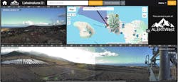 Hawaiian Electric has deployed a network of high-resolution video camera stations using artificial intelligence technology to provide early detection of ignitions in elevated fire risk areas near company infrastructure. Pictured is a sample live stream viewshed from the Lahainaluna camera station on Maui. Hawaiian Electric has deployed a network of high-resolution video camera stations using artificial intelligence technology to provide early detection of ignitions in elevated fire risk areas near company infrastructure. Pictured is a sample live stream viewshed from the Lahainaluna camera station on Maui.