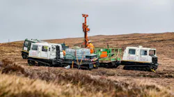 SSEN Transmission carrying out permitted ground investigation work.