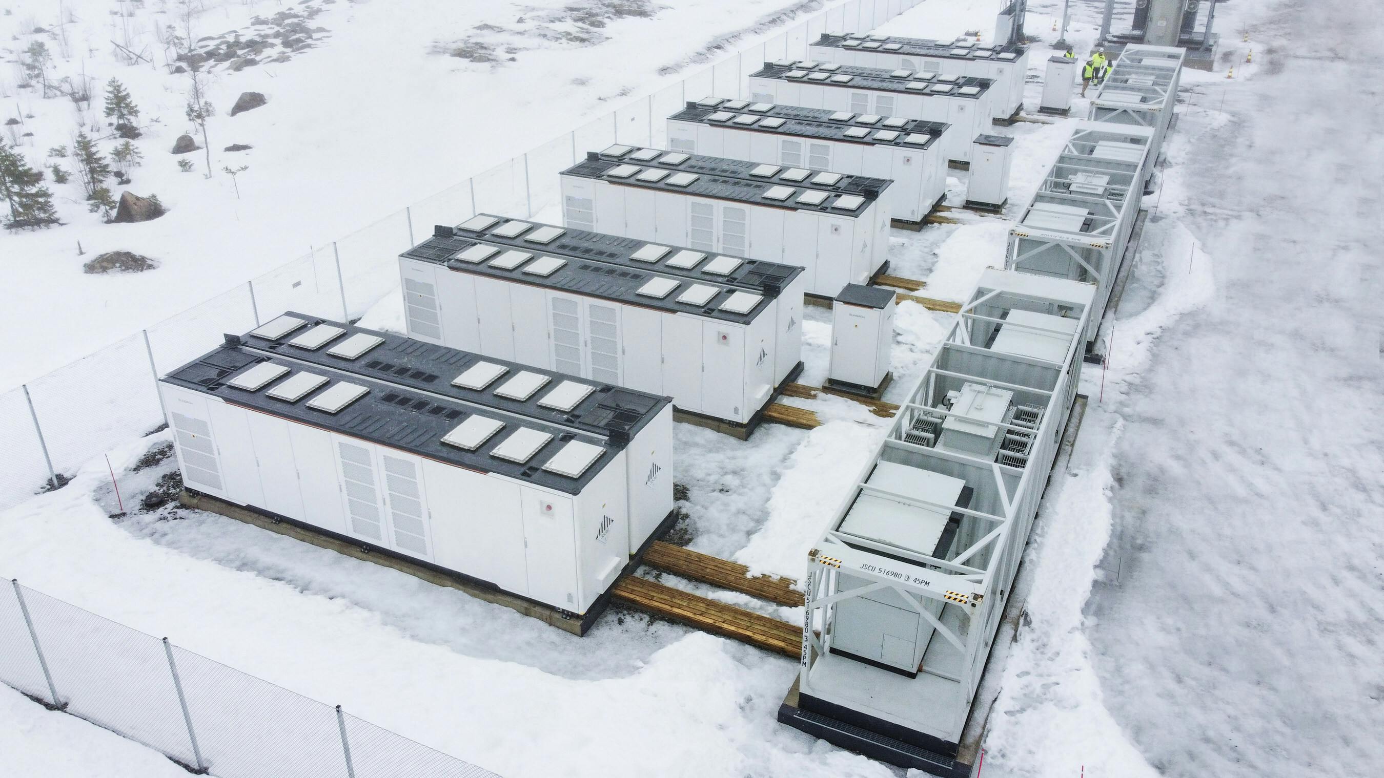 Finland 60MWh BESS Project with Sungrow Solution.