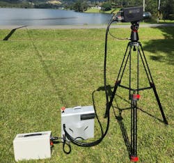 The Laser Obstacle Remover (LOR) equipment was used for remotely trimming vegetation. The Laser Obstacle Remover (LOR) equipment was used for remotely trimming vegetation.