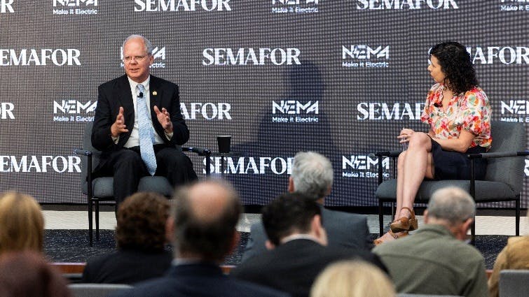 Rep. Brett Guthrie (R-KY) speaks with Elana Schor, Senior Washington Editor, Semafor.