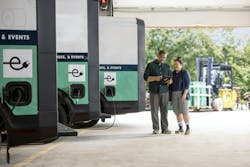 Newly delivered electric vans incentivized with ComEd's rebates. Newly delivered electric vans incentivized with ComEd's rebates.