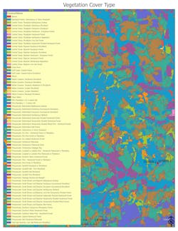 Figure 3. Vegetation cover types in MSEC’s service territory. Source: Texas Parks and Wildlife Department Data. Figure 3. Vegetation cover types in MSEC’s service territory. Source: Texas Parks and Wildlife Department Data.