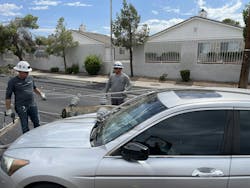 Lineworkers responded to the outages to restore power as quickly and safely as possible. Lineworkers responded to the outages to restore power as quickly and safely as possible.