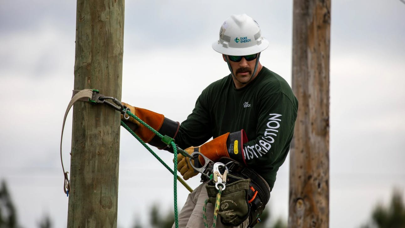 To learn more about Duke Energy&rsquo;s experiences of restoring power following Hurricane Helene, listen to a future Line Life Podcast episode featuring Miles Bell and his coworkers at linelife.podbean.com.