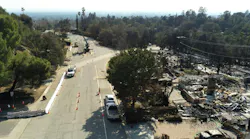 drone view of altadena