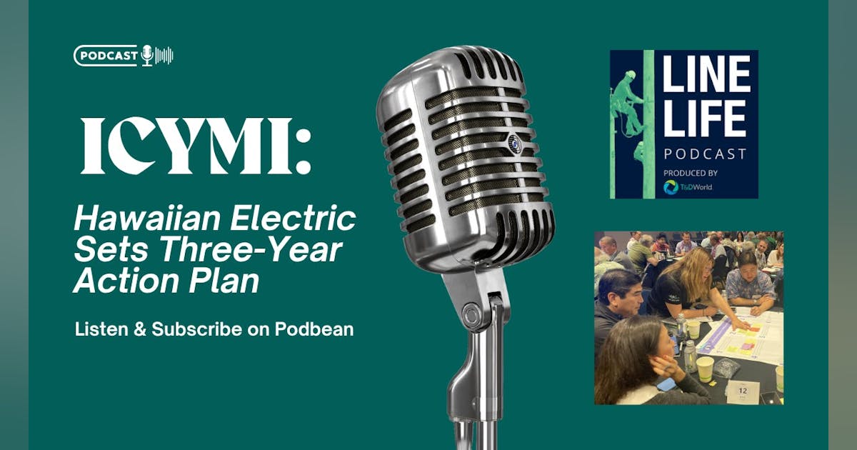 New Line Life Podcast: ICYMI: Hawaiian Electric Sets Three-Year Action Plan