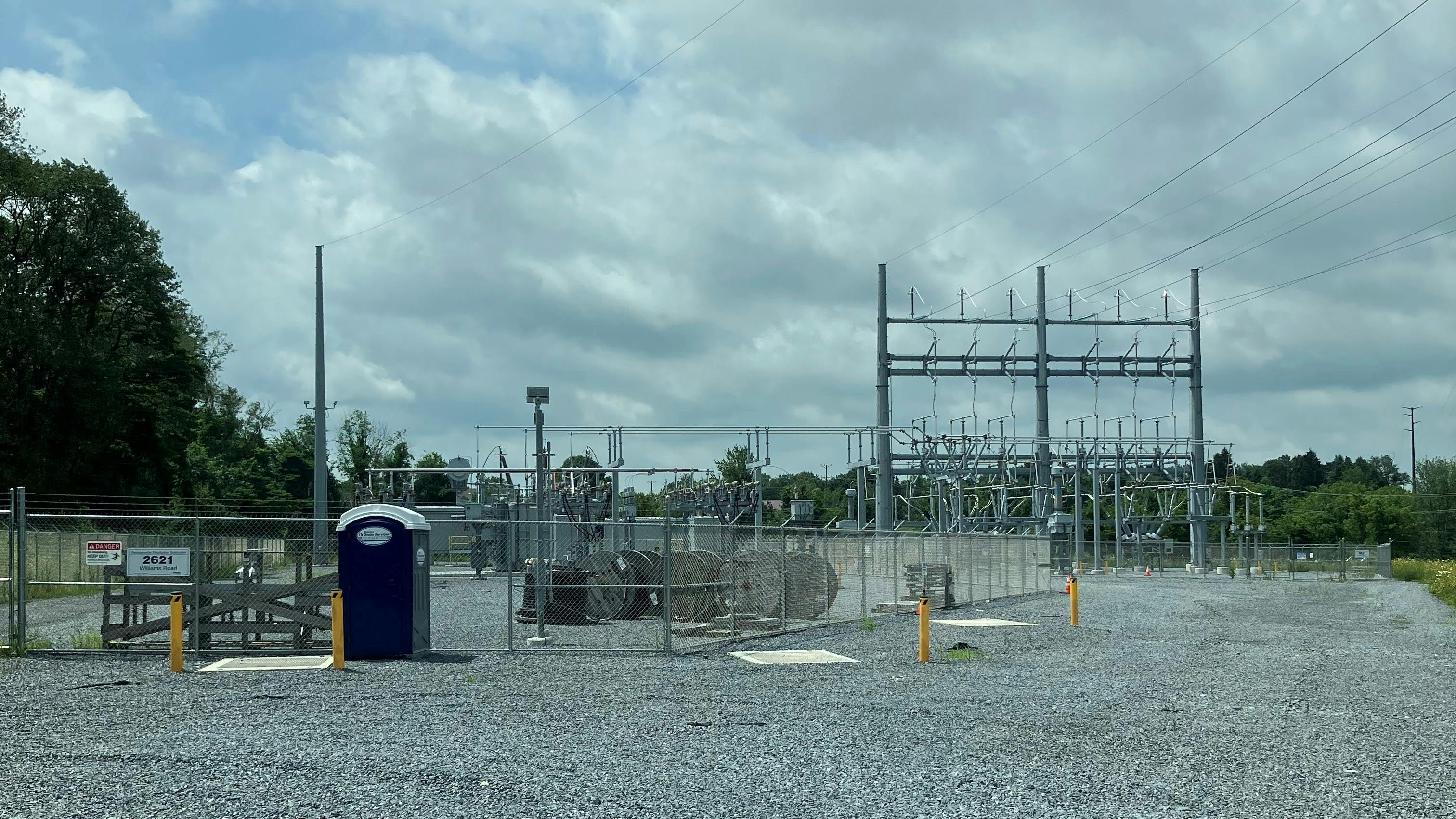 Met-Ed Klecknersville Substation.